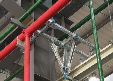 宁都该抗震支架的整体式支吊架结构协调性好